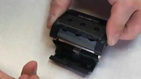 How to set Samsonite Oyster Combination Lock