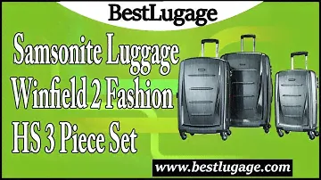 Samsonite Luggage Winfield 2 Fashion HS 3 Piece Set Review