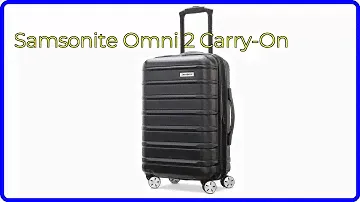 REVIEW (2024): Samsonite Omni 2 Carry-On. ESSENTIAL details.