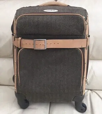 Vintage Samsonite Black Label Carry-on Spinner Expandable Luggage-0
