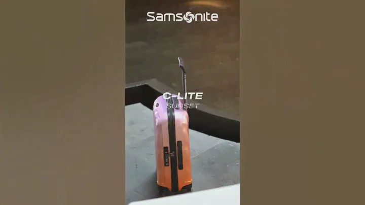 SAMSONITE C-lite European Made CURV Technology suitcases in Sunset