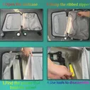 Универсальный сменный чехол для Samsonite 090, вращающийся Гладкий бесшумный амортизирующий чехол для путешествий (art.: 3920c6d3d1ae6)