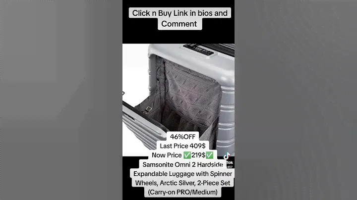 46% Off Samsonite Omni 2             Click n buy https://amzn.to/3VRreL0